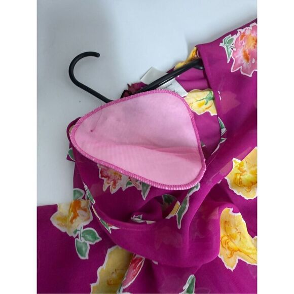VNG Divina Of Switzerland Women’s Bohemian Floral Fusia Dress Sz 44 EU/L US*Note - Picture 12 of 13